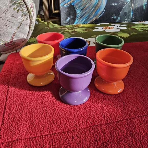 Vintage 1970s Egg Cups Made in Germany Emsa Brand - Picture 1 of 4